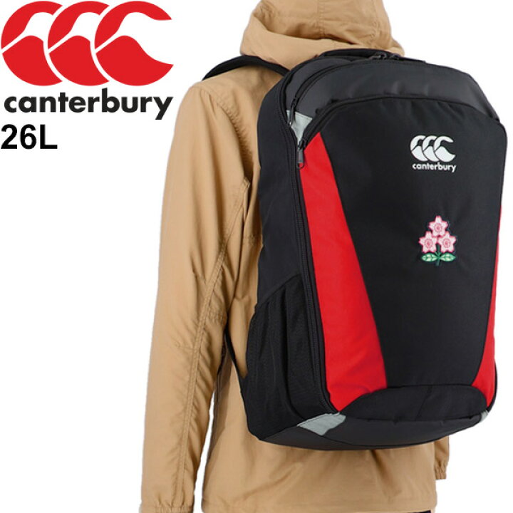 楽天市場 P最大５倍 割引クーポン有 リュックサック バックパック メンズ レディース カンタベリー Canterbury ジャパンデイパック 26l ラグビー 日本代表 桜ロゴ サポーターグッズ 応援 スポーツバッグ One Team Ajh Rkap Apworld