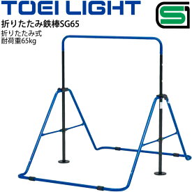 送料無料 子ども用鉄棒 保育幼児向き 一人用 トーエイライト TOEI LIGHT 折りたたみ鉄棒SG65 SGマーク 教育用品 体育用品 屋内外兼用 器具 用具/T-1866【取寄】