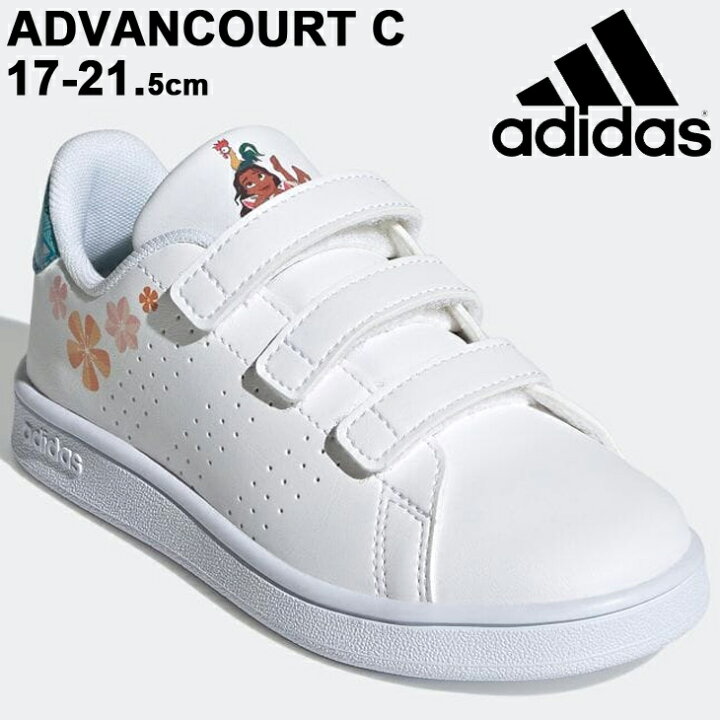 楽天市場 キッズ スニーカー ジュニアシューズ 17 21 5cm 女の子 子供靴 アディダス Adidas アドバンコート Advancourt C ディズニー モアナ キャラクター ガールズ スポーティカジュアル 女児 子ども 靴 Lsr29 取寄 Apworld