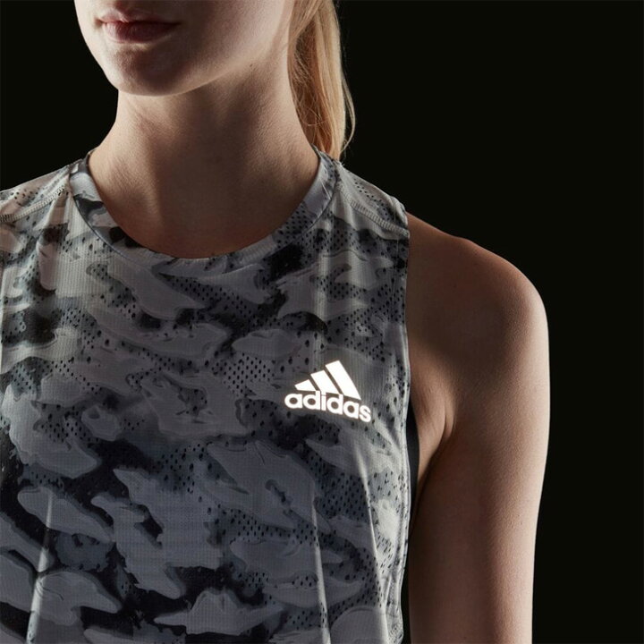 楽天市場 全品p最大７倍 11月日限定 タンクトップ ランニングウェア レディース アディダス Adidasファスト グラフィック タンク ジョギング トレーニング ノースリーブシャツ 女性 トップス スポーツウェア Bl5 取寄 Apworld