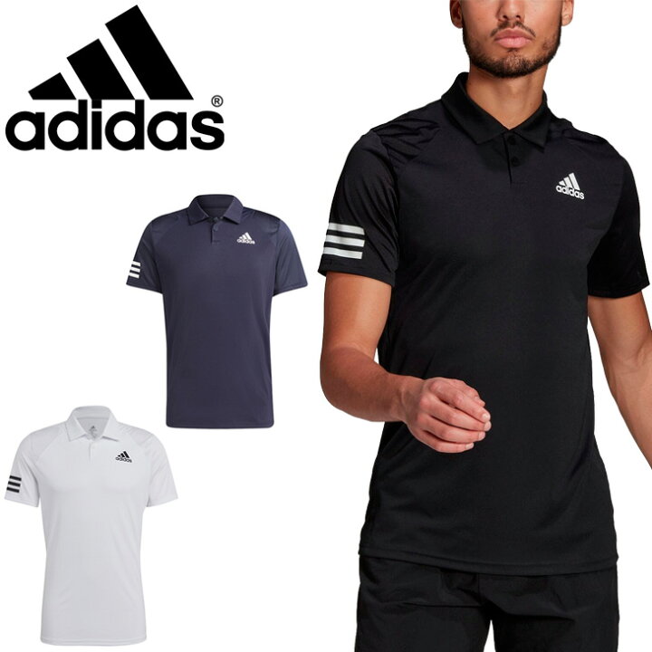 完売】 アディダス adidas メンズ テニスウェア クラブ テニス 3ストライプス 半袖Tシャツ 22590