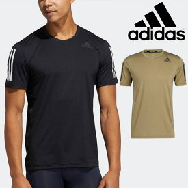 半袖 Tシャツ メンズ アディダス adidas テックフィット 3ストライプス フィッティド 3st スポーツウェア トレーニング ジム クルーネック 男性 シンプル トップス 24775【取寄