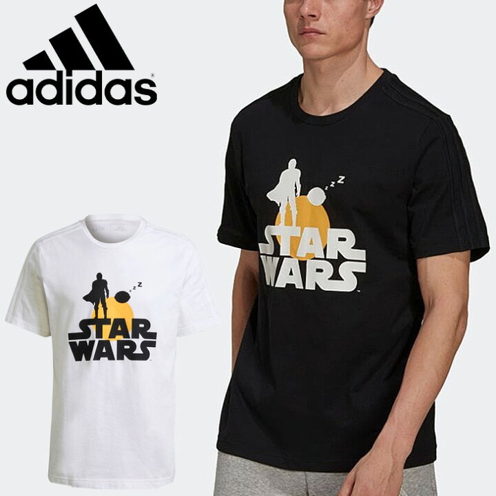 楽天市場】Tシャツ 半袖 スターウォーズコラボ メンズ アディダス 