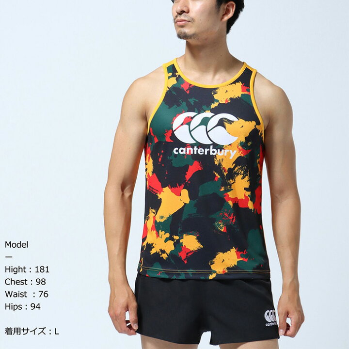 お金を節約 Canterbury ラグビートレーニングシャツ Lサイズ カンタベリー 袖なし ビッグ 大きいサイズ メンズ canterbury トレーニング タンクトップ ノースリーブ ラグビー トレーニング スポーツ ウェア 練習着 RG33086B セール