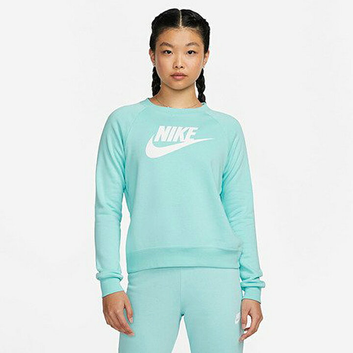 楽天市場 スウェットシャツ 長袖 トレーナー レディース ナイキ Nike エッセンシャル クルー フリース スポーツウェア トレーニング 女性 スエット クルーネック ロゴ トップス 女性 普段使い Bv4113 4 取寄 Apworld
