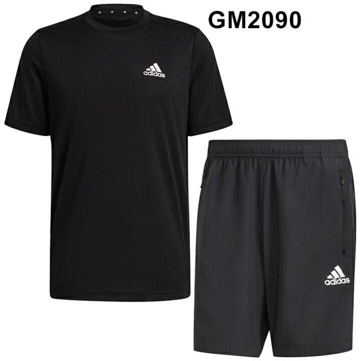 楽天市場 半袖tシャツ ショートパンツ 上下 メンズ セットアップ アディダス Adidas トレーニング スポーツウェア ランニング 男性 2点セット 上下組 Iym27 Apworld