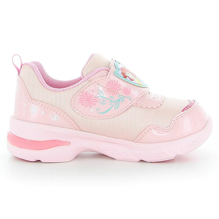 楽天市場 送料無料 ディズニープリンセス キッズシューズ 女の子 光る靴 Led 14 19cm スニーカー ムーンスター Moonstar ジュニア 子供靴 Disney かわいい ベル アリエル ラプンツェル キャラクター 運動靴 ピンク パープル Dn C1290 Apworld