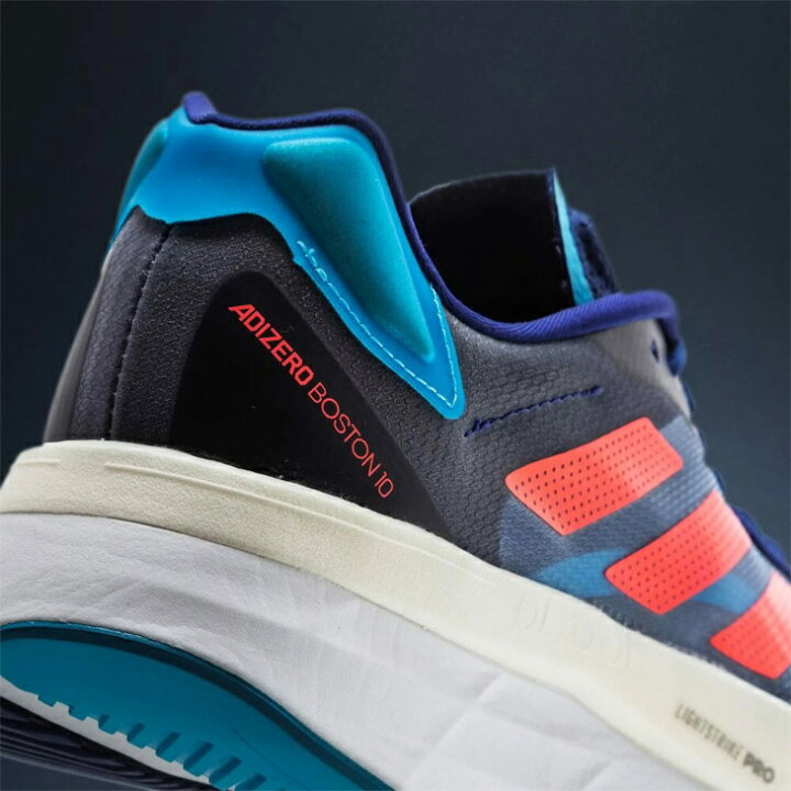 楽天市場 送料無料 ランニングシューズ 厚底 メンズ アディダス Adidas アディゼロ ボストン 10 M マラソン 陸上 25 5 28 5cm 男性 Adizero Boston 10 M 靴 スポーツシューズ 青 ブルー系 白 ホワイト系 スニーカー くつ Gy092 Apworld