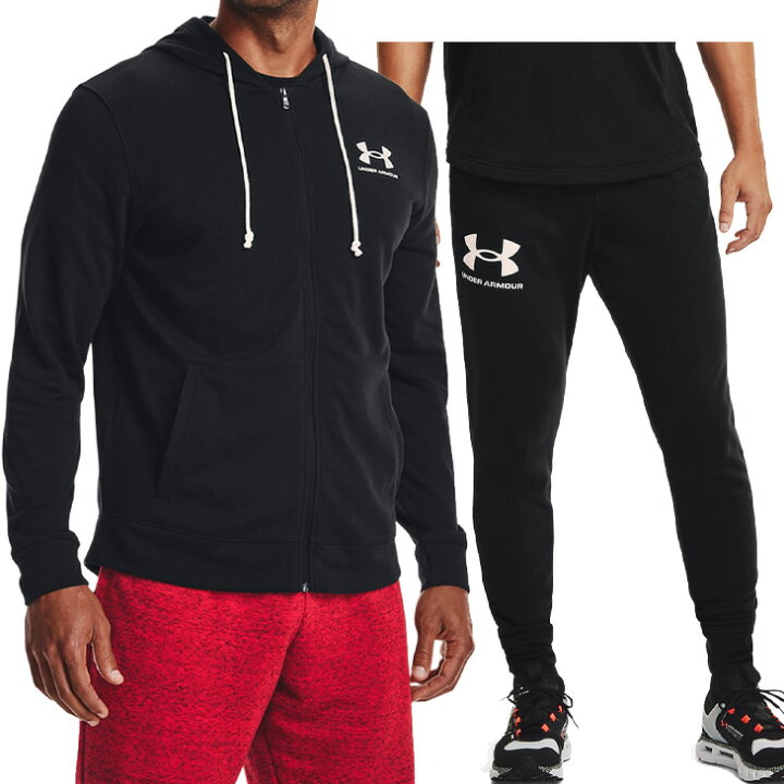 楽天市場 スウェット 上下 セットアップ メンズ アンダーアーマー Under Armour パーカー ロングパンツ 速乾 スポーツウェア トレーニング ジム 男性 スエット フレンチテリー 上下組 部屋着 Apworld