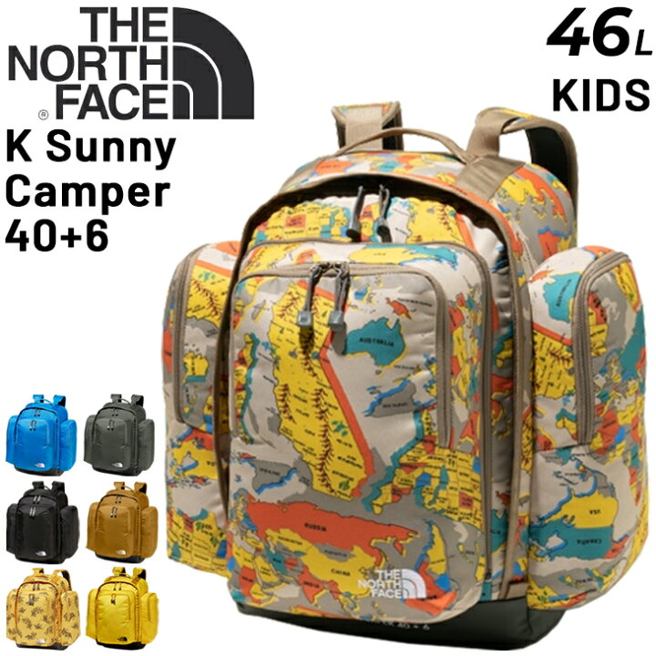 楽天市場 全品p５倍 11月10日限定 送料無料 キッズ リュック バックパック バッグ 子ども用 ノースフェイス The North Face サニーキャンパー40 6 46l 大容量 鞄 アウトドアパック 子ども キャンプ 林間学校 レジャー 旅行 野外授業 かばん Nmj Apworld
