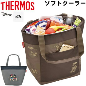 保冷バッグ ソフトクーラーボックス 約17L サーモス THERMOS Disney ディズニー ミッキー ミニー チップ&デール キャラクター 水分補給 トートバッグ型 スポーツ アウトドア レジャー 部活 お弁当 学校行事/REZ-017DS【2023C】