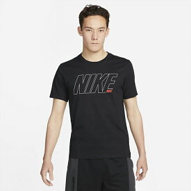 Tシャツ 半袖 メンズ ナイキ NIKE ドライ-フィット 6/1 グラフィック S/S TEE/ロゴT スポーツウェア トレーニング 男性 ブラック 黒 カジュアル トップス/DM6256-010