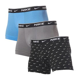 送料無料 ナイキ ボクサーパンツ 3枚組 メンズ USサイズ NIKE TRUNK 3PK アンダーウェア インナー 男性 トランクス 下着/KE1008-9JI【返品不可】