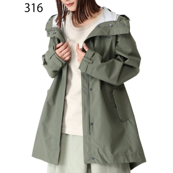 楽天市場 P最大7倍 6月25日限定 送料無料 レインコート レディース コロンビア Columbia 防水 アウター アウトドアウェア ジャケット スプリングコート 女性 デイリー 通勤 キャンプ 雨対策 梅雨 Pl0163 Apworld