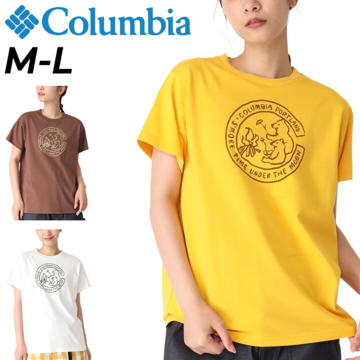 楽天市場 半袖 Tシャツ レディース コロンビア Columbia シカゴ アベニュー アウトドアウェア Yurieコラボ プリントt キャンプ カジュアル 女性 トップス Pl1386 Apworld