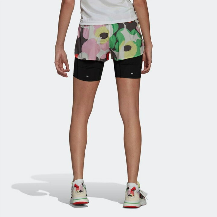 楽天市場 全品p５倍 10月15日限定 送料無料 ランニング ショートパンツ レディース アディダス Adidas Marimekko マリメッコ コラボ インナータイツ一体型 スポーツウェア ジョギング マラソン トレーニング 女性 ボトムス 短パン Vu686 0qpd Apworld