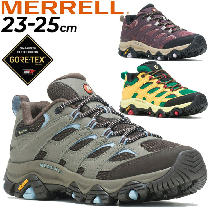楽天市場 全品p5倍 11月25日 送料無料 アウトドアシューズ 防水 レディース スニーカー メレル Merrell モアブ 3 ゴアテックス 靴 女性 ハイキング キャンプ Moab 3 Synthetic Gore Tex くつ Moab3sy Gtw Apworld