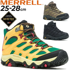 送料無料 アウトドアシューズ 防水 メンズ スニーカー メレル MERRELL モアブ 3 シンセティック ミッド ゴアテックス/靴 くつ クツ 男性 ハイキング キャンプ MOAB 3 SYNTHETIC MID GORE-TEX/MOAB3SYMD-GT