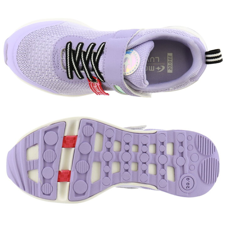 楽天市場 送料無料 キッズシューズ 女の子 スニーカー 19 23 0cm 子供靴 ムーンスター Moonstar ラブラッシュ Luvrush By Superstar かわいい スポーティカジュアル 子ども 運動靴 女児 小学生 バネのチカラ くつ Lv 1106 Apworld