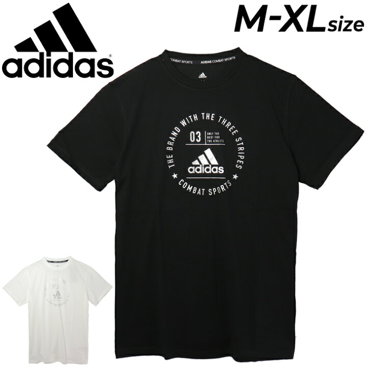 楽天市場 Tシャツ 半袖 メンズ アディダス Adidas コンバットスポーツ トレーニング ジム フィットネス 格闘技 男性 ホワイト 白 ブラック 黒 デイリー Combat Sports トップス Adicl01 Cs22 Apworld