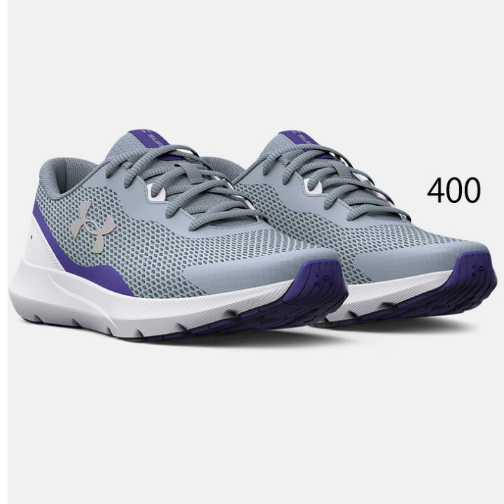 楽天市場 P最大5倍 クーポン有 アンダーアーマー ジュニア スニーカー 女の子 ひも靴 Under Armour Uaサージ3 22 5 24 5cm D相当 子供靴 キッズ 子ども スポーツ 運動靴 通学 小学生 女児 レディース ランニングシューズ くつ Apworld