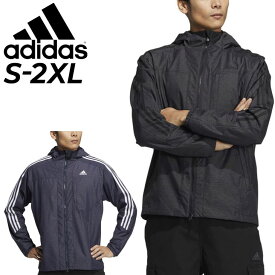 送料無料 ウインドブレーカー メンズ アウター/アディダス adidas M 247 ジャケット/スポーツウェア トレーニング 男性 防風 フード付き ウィンドジャケット 上着/MBF83