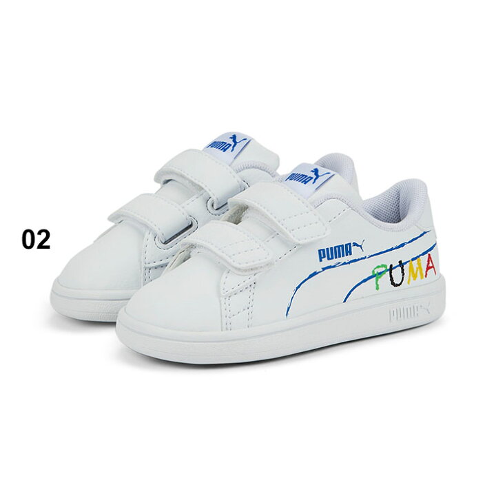 楽天市場】送料無料 キッズ ベビー スニーカー シューズ 子供靴/プーマ PUMA スマッシュ V2 ホームスクール V インファント 130- 160cm/子ども コートスタイル スポーツ カジュアル 運動靴 マジックテープ ベルト くつ/386201 : APWORLD 楽天市場】送料無料 キッズ ベビー スニーカー シューズ 子供靴/プーマ PUMA スマッシュ V2 ホームスクール V インファント 130- 160cm/子ども コートスタイル スポーツ カジュアル 運動靴 マジックテープ ベルト くつ/386201 : APWORLD