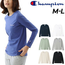 長袖 Tシャツ レディース チャンピオン Champion スポーティ カジュアル ウェア ロンT 女性 シンプル トップス/CW-T411