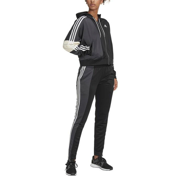 送料無料 スウェット 上下セット レディース アディダス adidas スポーツウェア フーディジャケット パンツ セットアップ トレーニング フィットネス ジム スエジャー 女性 スエット ジャージ トラックスーツ CA363 APWORLD レディーススポーツウェア3着セット・adidas・Kaepa・SPALDING