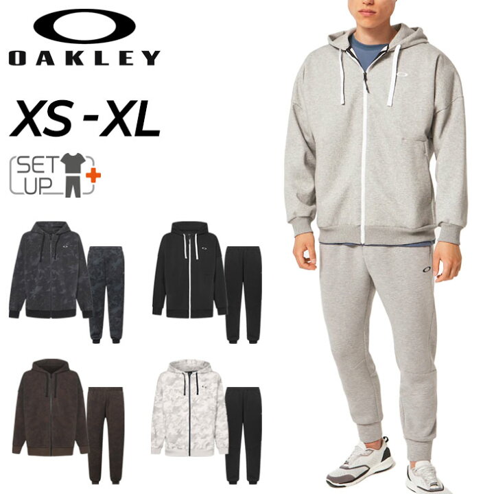 楽天市場】送料無料 スウェット 上下 メンズ/オークリー OAKLEY ジップ 