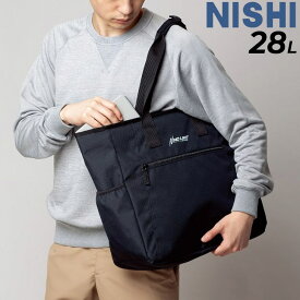 送料無料 トートバッグ 28L かばん ニシスポーツ NISHI/スポーツバッグ 鞄 トレーニング ジム デイリー カジュアル 通学 通勤 PC収納 シンプル かばん/N22-333