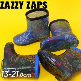 送料無料 キッズ レインブーツ 男の子 長靴 13-21.0cm 子供靴 キッズスニーカー ザジーザップス Zazzy zaps/子ども ジュニア 恐竜 ダイナソー 雨靴 男児 小学校 幼稚園 保育園 通学 くつ クツ 通園/YOUR'S ARMY WORLD ユアーズアーミーワールド/6727551-52【Raki22】