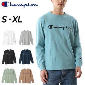 メンズ 長袖 Tシャツ チャンピオン Champion/スポーツ カジュアル ウェア ロゴT 男性 ロンT デイリー アメカジ コットンUSA トップス サステナブル/C3-S401