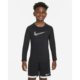 インナーシャツ キッズ 子ども用 ナイキ NIKE プロ ウォーム 保温 ジュニア 130-160cm スポーツウェア 子供服 トレーニング 運動 ブラック 黒 トップス/DV3244-010【返品不可】