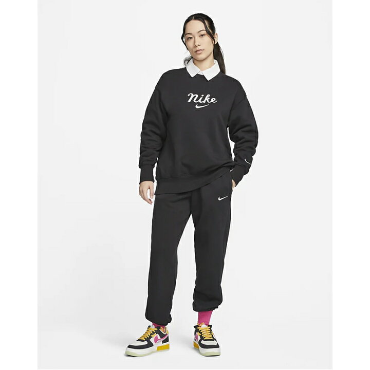 楽天市場 送料無料 スウェット 上下 レディース ナイキ Nike スウェットシャツ パンツ セットアップ スポーツ カジュアル ウェア 裏起毛 保温 女性 スエット 上下組 女性 ブラック 緑 秋冬 スポカジ リラックス 部屋着 Dz4626 Dz4629 010 Apworld