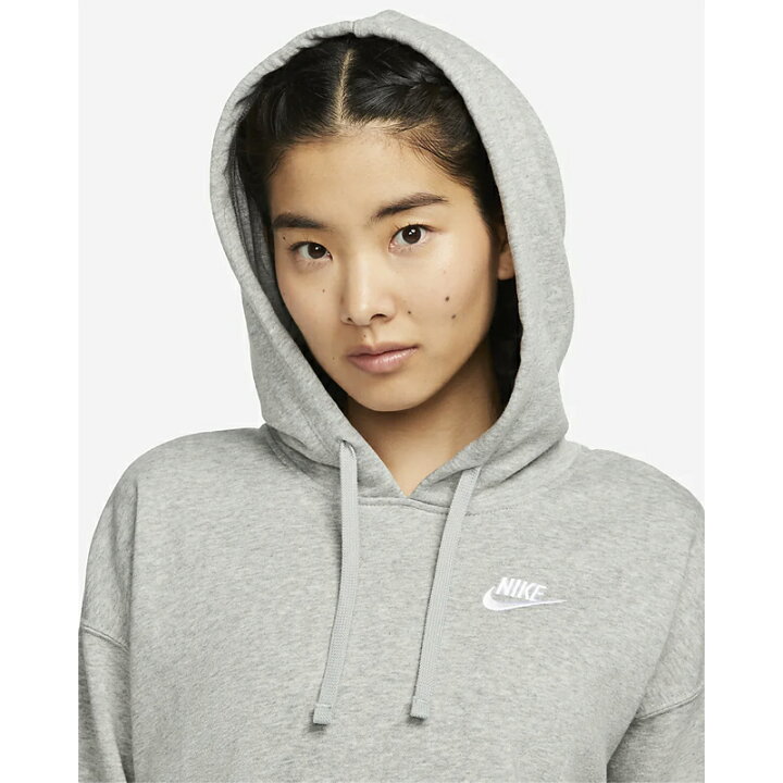 楽天市場 送料無料 パーカー スウェット レディース ナイキ Nike スポーツウェア トレーナー 裏起毛 プルオーバー グレー 女性 秋冬 カジュアル デイリー スウェットシャツ Dv5646 063 Apworld