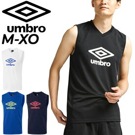 アンブロ ノースリーブシャツ メンズ UMBRO サッカー フットサル トレーニング スポーツウェア 練習着 吸汗速乾 男性 Tシャツ 袖なし スリーブレス トップス UUUVJA66