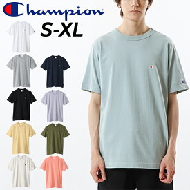 チャンピオン 半袖 Tシャツ メンズ Champion | ベーシック ワンポイント クルーネック スポーツ ウェア 男性 カジュアル トップス コットンUSA 半袖シャツ 半袖Tシャツ 半袖T ワンポイントTシャツ ロゴT ロゴTシャツ 夏 夏服 シンプル 無地 無地Tシャツ ブランド 綿 C3-X352