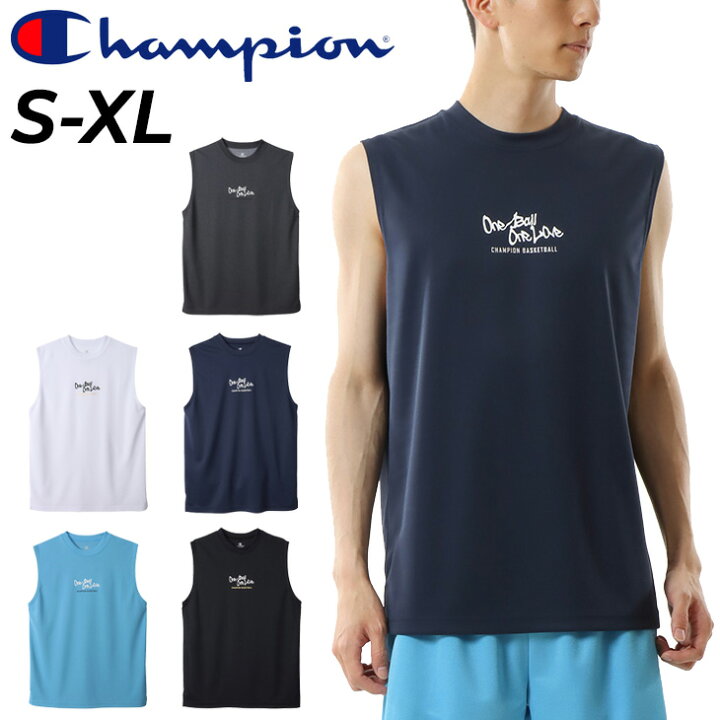 楽天市場】チャンピオン ノースリーブ Tシャツ メンズ Champion E 