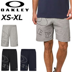 送料無料 オークリー ハーフパンツ メンズ OAKLEY ショートパンツ 吸汗速乾 UVカット トレーニング スポーツウェア ランニング ジム ジョギング 男性 短パン ボトムス ビッグロゴ 半ズボン 春 夏 ボトムス/FOA405231