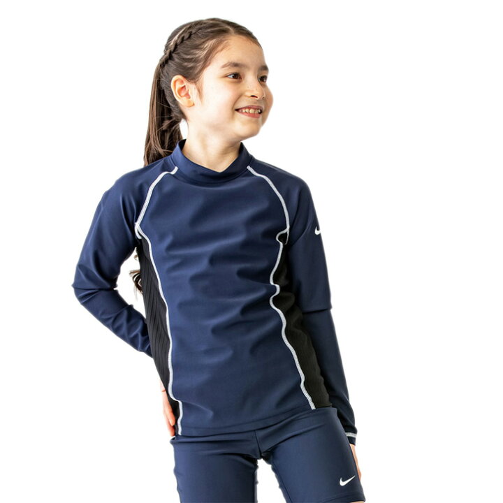 楽天市場】ナイキ キッズ ラッシュガード 長袖 ジュニア 女の子 NIKE  