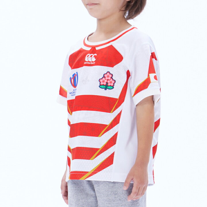 SALE/37%OFF】 カンタベリー レプリカホーム ラグビー 日本代表 キッズ ジュニア 140cm 130 フロントロー FRONTROW バスケ シャツ キッズ
