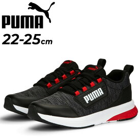 送料無料 プーマ キッズ スニーカー 運動靴 ジュニア PUMA エボルブ ストリート 22-25cm 子供靴 スポーツ カジュアル シューズ 通学 お出かけ 普段使い 子ども くつ/389137