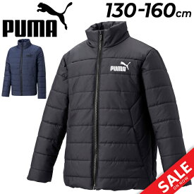 プーマ キッズ 中綿 ジャケット 130-160cm 子供服 ジュニア PUMA ESS パデッド アウター ジャンパー コート 子ども こども 防寒 保温 スポーツウェア カジュアル 通学 通園 おでかけ 上着/672683【pu22pd】