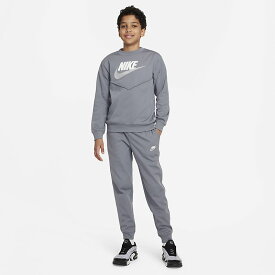 送料無料 ナイキ キッズ トレーニングウェア 上下 NIKE 子供服 130-160cm 子ども 裏起毛 スウェット トレーナー パンツ セットアップ ジュニア トラックスーツ 上下組 スポーツウェア/FD3090-084