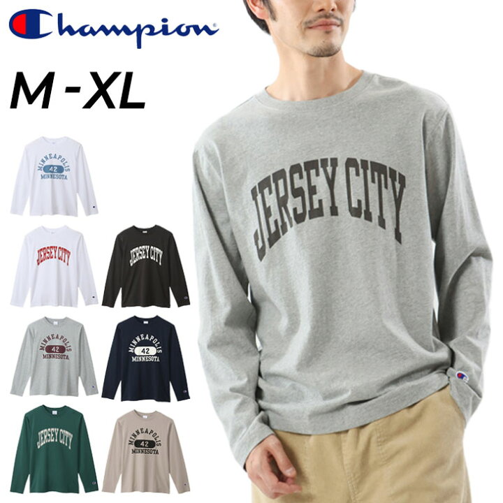 楽天市場】送料無料 チャンピオン 長袖 Tシャツ メンズ Champion 
