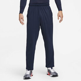 送料無料 ナイキ ジャージ ロングパンツ メンズ NIKE トレーニング フィットネス ジム エクササイズ ランニング ネイビー系 紺色 青 スポーツウェア 長ズボン/FB7508-451