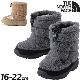 ノースフェイス キッズ ウィンターブーツ　防寒ブーツ 防寒シューズ THE NORTH FACE ヌプシ ブーティ7 フリース 子供靴 16cm 17cm 18cm 19cm 20cm 21cm 22cm 保温 防寒靴 ボアフリース キッズシューズ 子ども こども 冬 男の子 女の子 ブランド くつ/NFJ52373