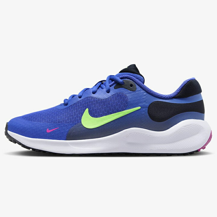 kidsontherunway 楽天市場】送料無料 ナイキ ジュニア ランニングシューズ NIKE レボリューション 7 GS ひも靴 キッズ 子供靴 ジュニアスニーカー  21-25cm 子ども スポーツ カジュアル ジュニアシューズ 男の子 女の子 小学生 運動靴 青 あお ブルー ブランド スポーツ こども  くつ/FB7689 ...