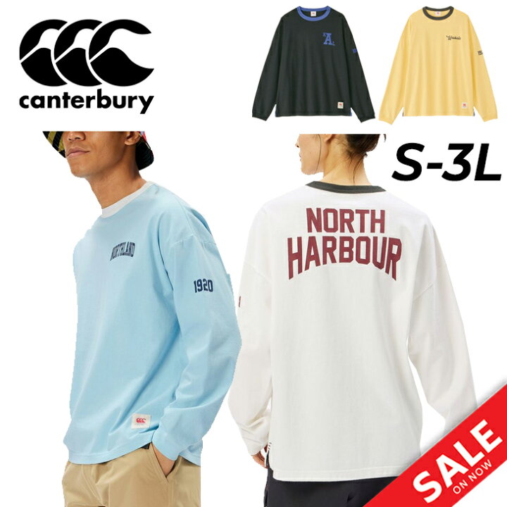 楽天市場】送料無料 カンタベリー 長袖 Tシャツ メンズ ユニセックス  